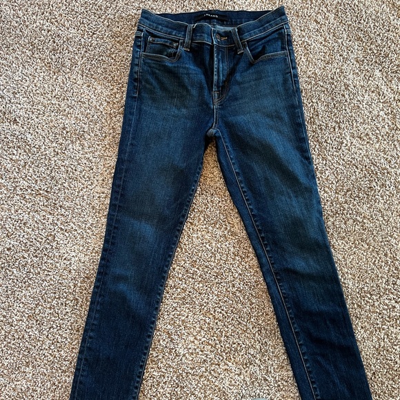 J Brand Maria skinny high rise release hem jeans size 25 - Picture 10 of 12